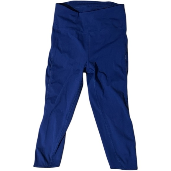 Lululemon Summer Premium Running Athletic Leggings Royal Blue Size 2 NWOT - Picture 6 of 9